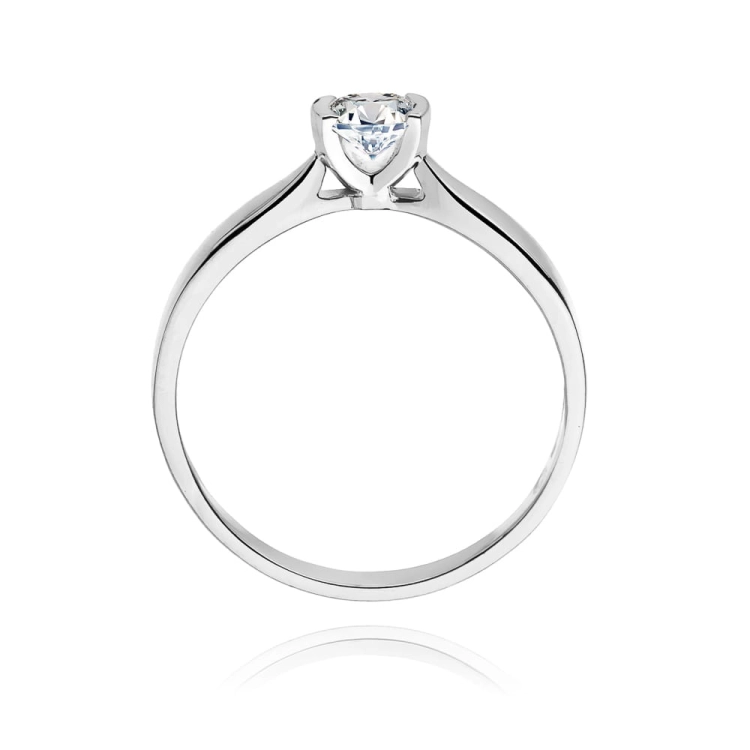 Pierścionek zaręczynowy z białego złota z diamentem 0,25ct Fire Of Love  BW-223B-0,25ct