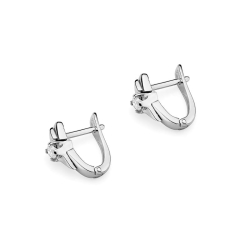 Kolczyki z białego złota 585 z diamentami 0,20ct The Diamonds BKO-88-0,20ct-b BKO-88-0,20ct-b