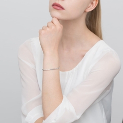 Bransoletka z białego złota 585 z diamentami 2,16ct The Diamonds BR-32948-b