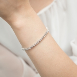 Bransoletka z białego złota 585 z diamentami 2,16ct The Diamonds BR-32948-b