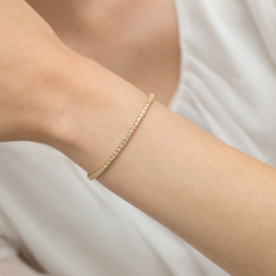 Bransoletka z żółtego złota 585 z diamentami 1,07ct The Diamonds BR-39150-1,07ct