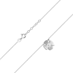 Naszyjnik z białego złota z diamentami 0,005ct The Diamonds BC-21-b