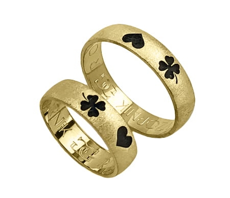 Obrączki ślubne z żółtego złota półokrągłe 5mm Remember R003