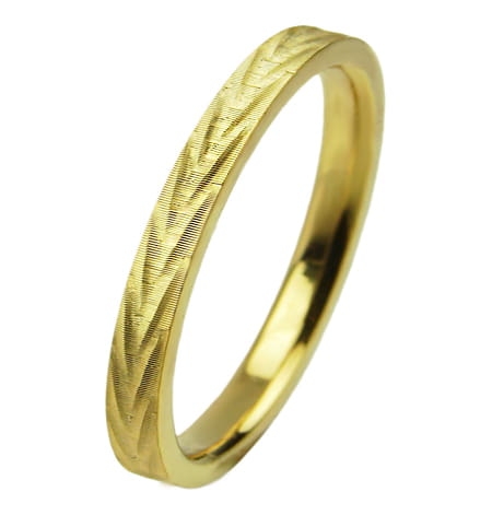 Obrączka modułowa z żółtego złota płaska 2mm Modular M016-2mm