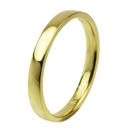 Przejdź do produktu Obrączka modułowa z żółtego złota półokrągła 2mm Modular