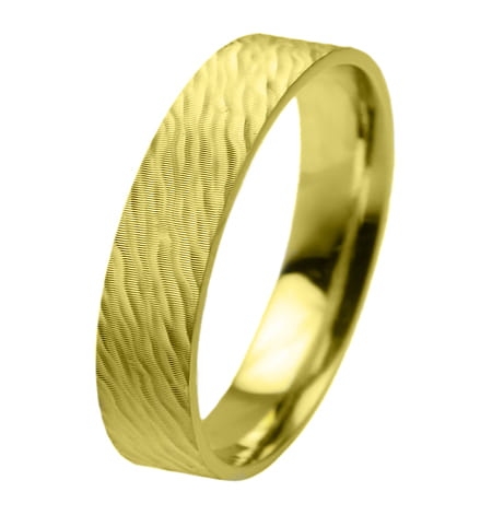 Obrączka modułowa z żółtego złota płaska 4mm Modular M014-4mm