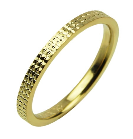 Obrączka modułowa z żółtego złota płaska 2mm Modular  M009-2mm
