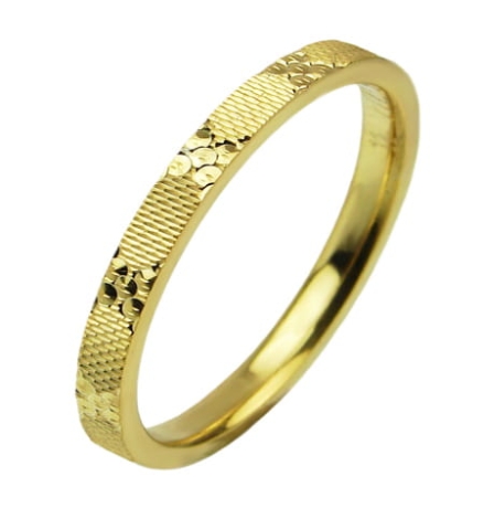 Przejdź do produktu Obrączka modułowa z żółtego złota płaska 2mm Modular