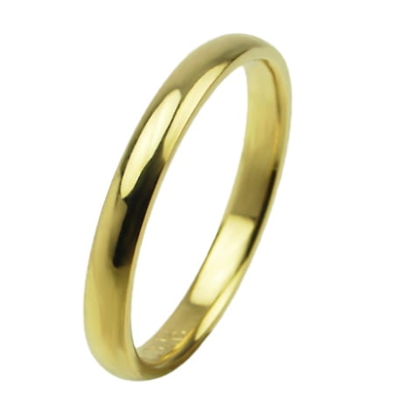Przejdź do produktu Obrączka modułowa z żółtego złota półokrągła 2mm Modular