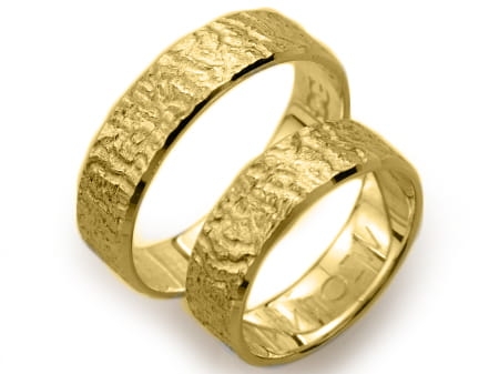 Przejdź do produktu Obrączki ślubne z żółtego złota płaskie 6mm Always 