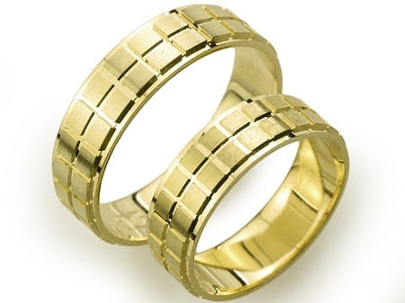 Przejdź do produktu Obrączki ślubne z żółtego złota płaskie 6mm Always