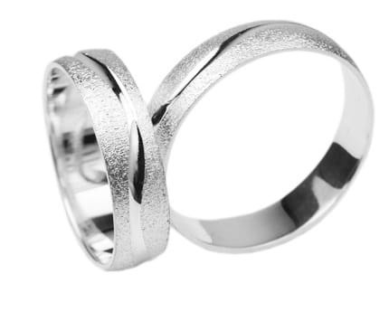 Srebrne obrączki ślubne półokrągłe 6mm Silvery Sv006