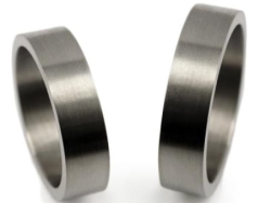 Obrączki ślubne z tytanu płaskie 5mm Tytanowe T010