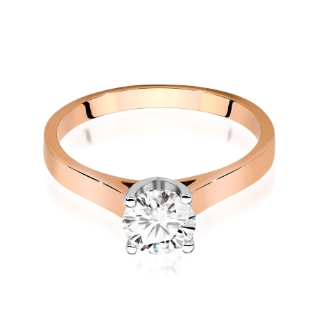 Przejdź do produktu Pierścionek zaręczynowy z różowego złota z diamentem 0,70ct Fire Of Love