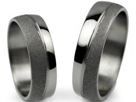 Obrączki ślubne z tytanu półokrągłe 6mm Tytanowe T032